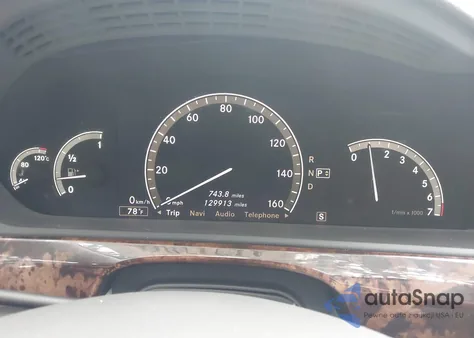 2007 Mercedes-Benz S 550 4Matic из США, поврежденный, VIN WDDNG86X77A104970